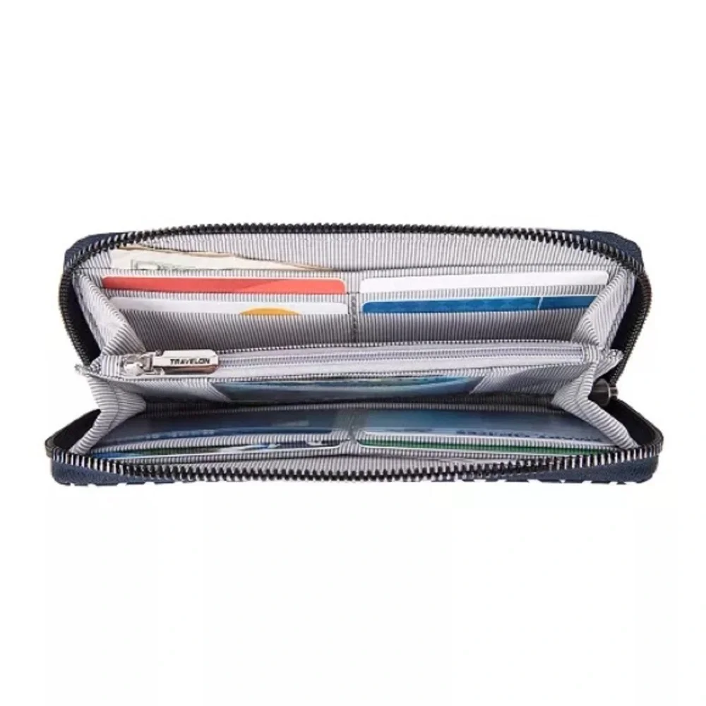 Travelon RFID Blocking Zip Wallet bag